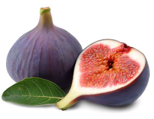 Figs isolated on white background