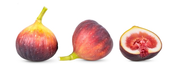 Figs isolated on white background