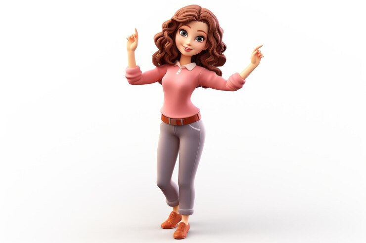 Photo figurine cartoon women doll