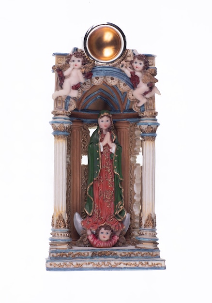 figurine of Madonna and child