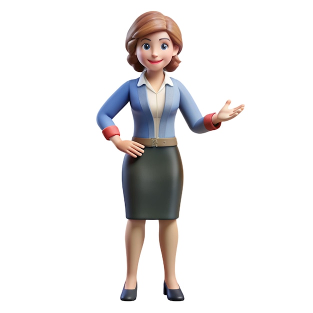 Photo a figurine of a woman wearing a skirt and a skirt