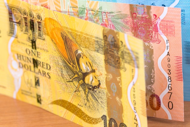 Доллары Фиджи - бизнес-фон
