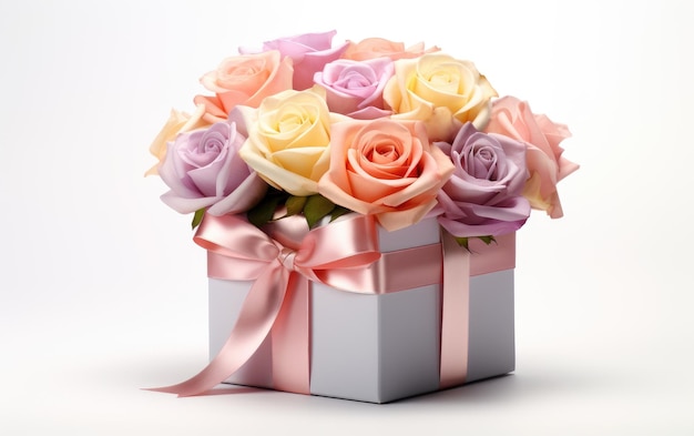 Fijne rozen kostbaar sentimentele offer op een wit of helder oppervlak PNG doorzichtige achtergrond