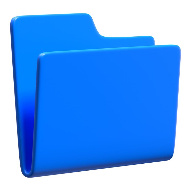 Photo file folder png sticker 3d business illustration transparent background