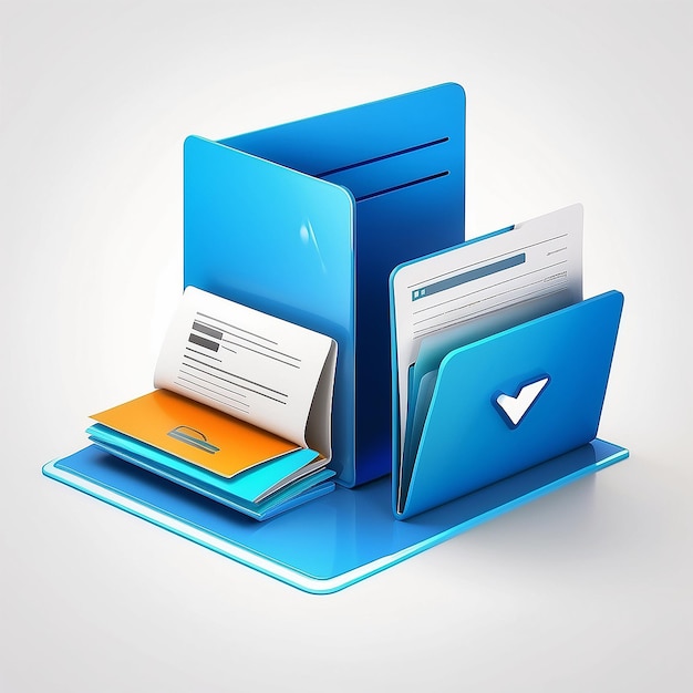 file transfer of document in folder file transfer encrypted form connection docs information migration concept access to remote file and folder 3d document exchange vector render illustration