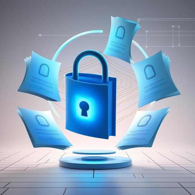 file transfer of document in folder file transfer encrypted form connection docs information migration concept access to remote file and folder 3d document exchange vector render illustration