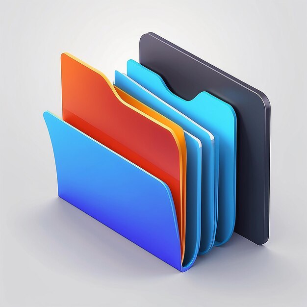 File transfer of document in folder File transfer encrypted form connection docs information migration concept access to remote file and folder 3d document exchange vector render illustratie