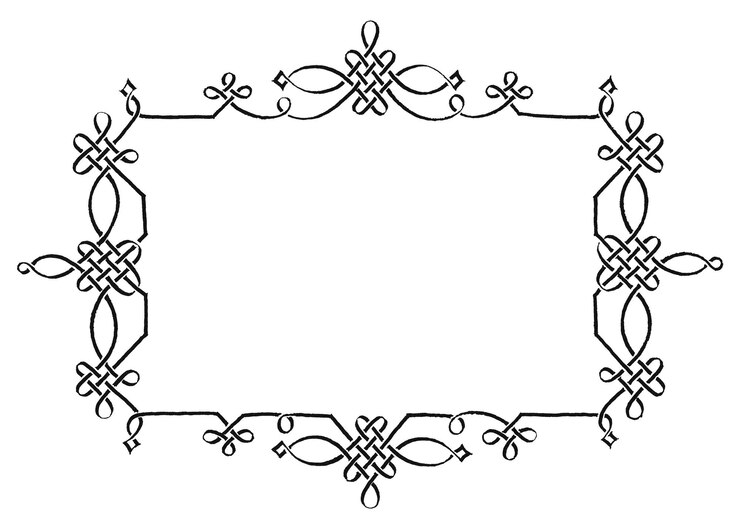 Photo filigree victorian frame border png