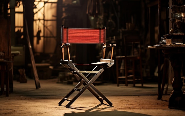 Photo film set director39s chair