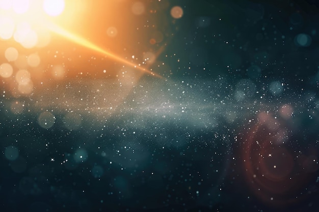 Film texture background with real lens flare for photo overlay