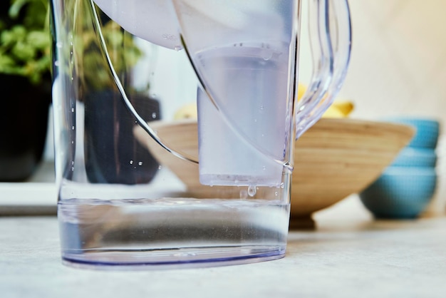 写真 浄水器でろ過された水