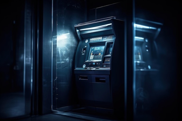 금융 뱅킹 개념 금융 서비스 ATM 현금 회전율 투자 및 현금 및 은행 금고의 자금 저장 성공적인 투자 생산성 사업
