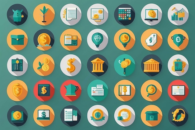 Photo finance icons