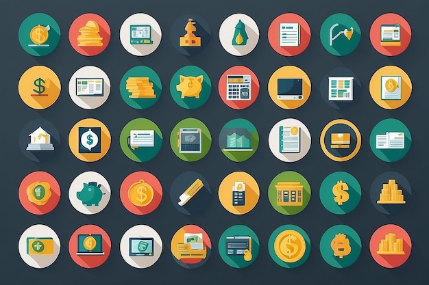 Photo finance icons