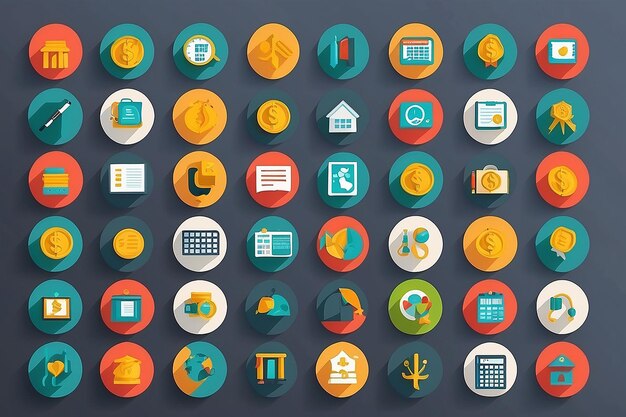 Photo finance icons