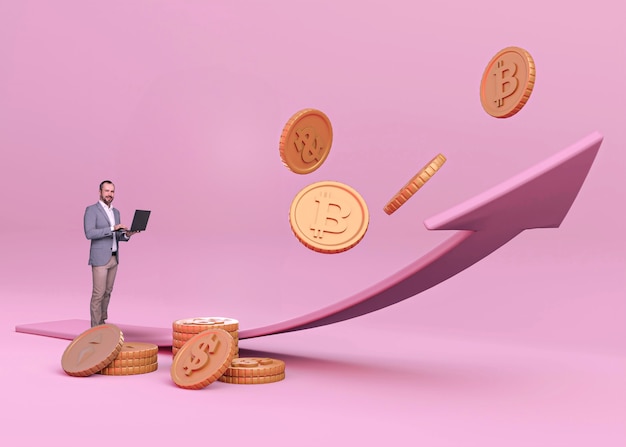Finance management collage design