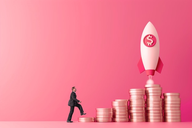 finance management collage design