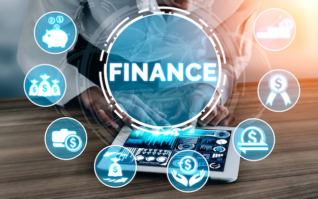Foto tecnologia delle transazioni finanziarie e finanziarie