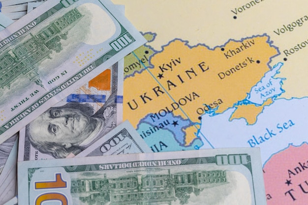 米国の西側諸国とNATOブロックからのウクライナへの財政援助ウクライナの軍事危機