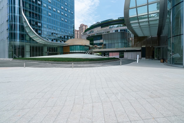 Piazza del centro finanziario e edificio per uffici chongqing cina