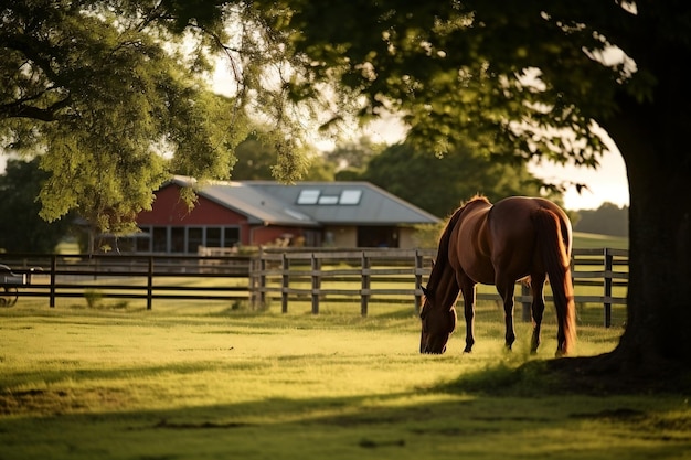 Photo financial comfort embodied in a serene setting generative ai