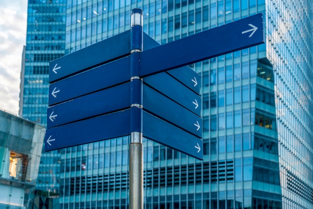 Financial District Signage