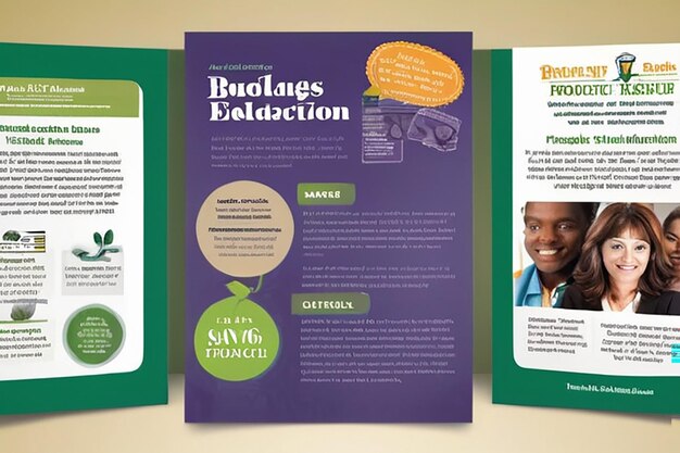 Photo financial education brochure