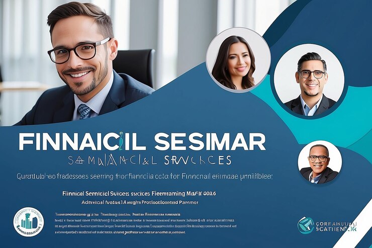 Photo financial services seminar announcement