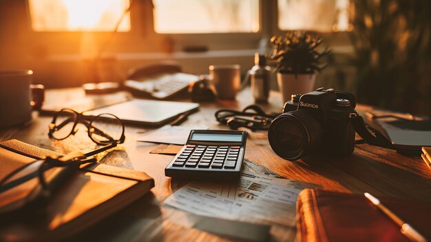 Financial Wizards Desk Organization