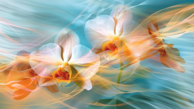 fine and creative orchid flowers art