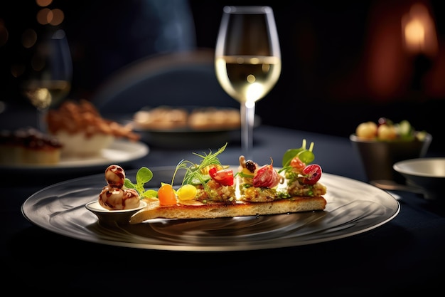 fine dining Profesional advertising Food Photography AI Generated