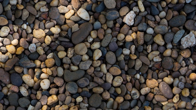 Fine gravel close up background