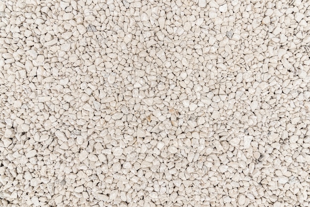 Fine white gravel texture for background