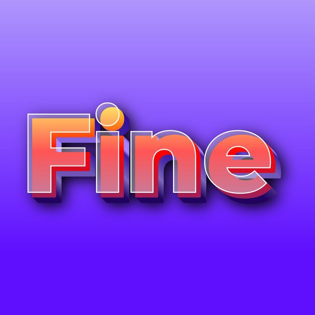 FineText effect JPG gradient purple background card photo