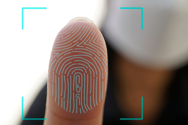 Fingerprint scan provides security access