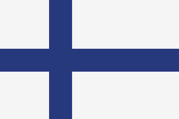 Photo finland flag illustration finnish flag