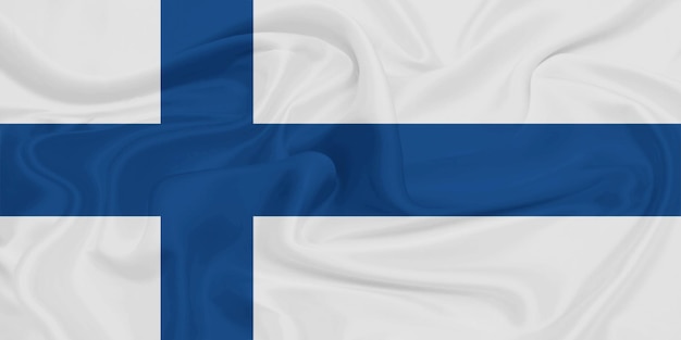 Finland Flag Wind Waving