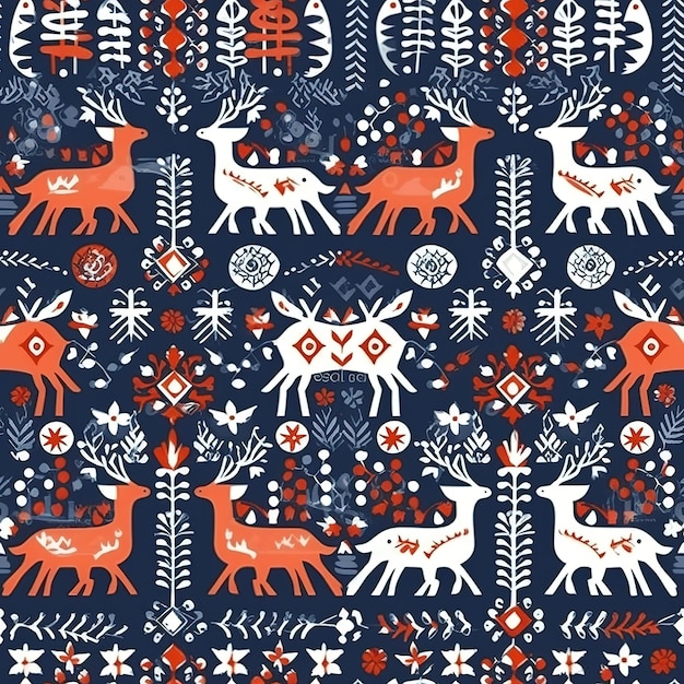 Photo finnish national pattern