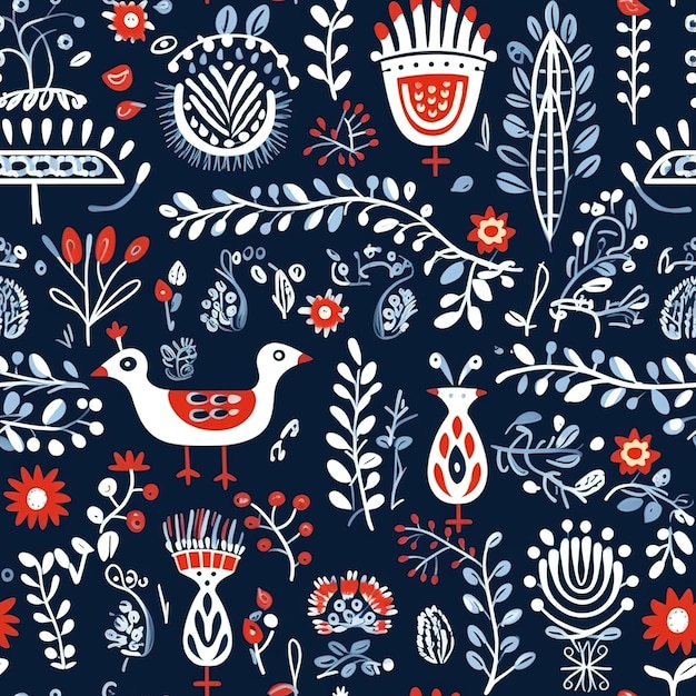 Photo finnish national pattern