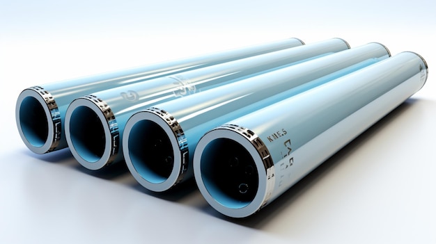 Foto finolex casing pipes su sfondo bianco