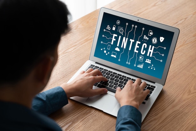 Fintech financial technology software for modish business