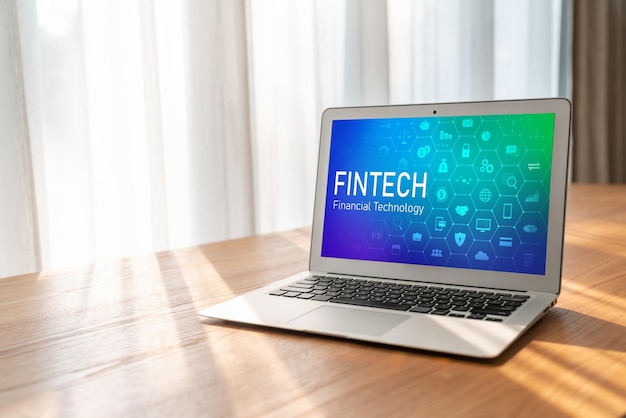 Fintech financial technology software for modish business