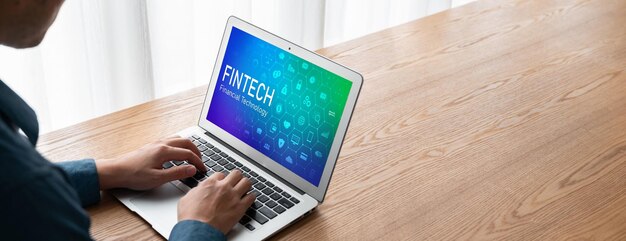 Fintech financial technology software for modish business