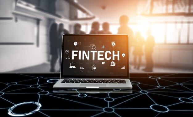 Fintech financial technology software for modish business