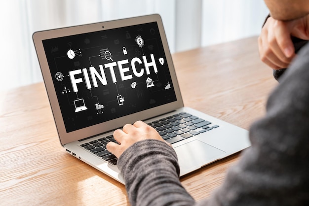 Fintech financiële technologiesoftware voor moderne bedrijven