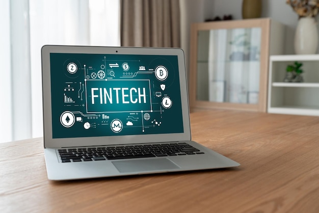 Fintech financiële technologiesoftware voor moderne bedrijven