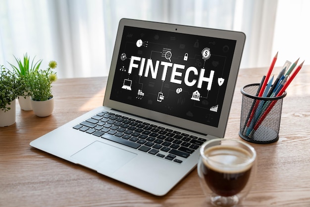 Fintech financiële technologiesoftware voor moderne bedrijven