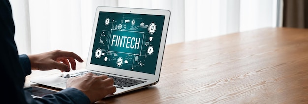 Fintech financiële technologiesoftware voor moderne bedrijven