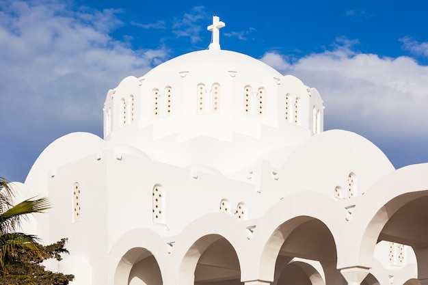 Православный кафедральный собор Фиры или Кафедральный собор Сретения Господня - главная православная церковь в Фире, на острове Санторини, Киклады в Греции.