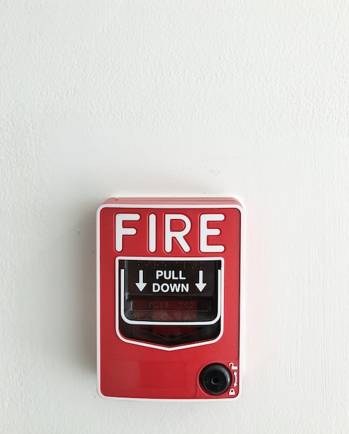 Fire alarm box.